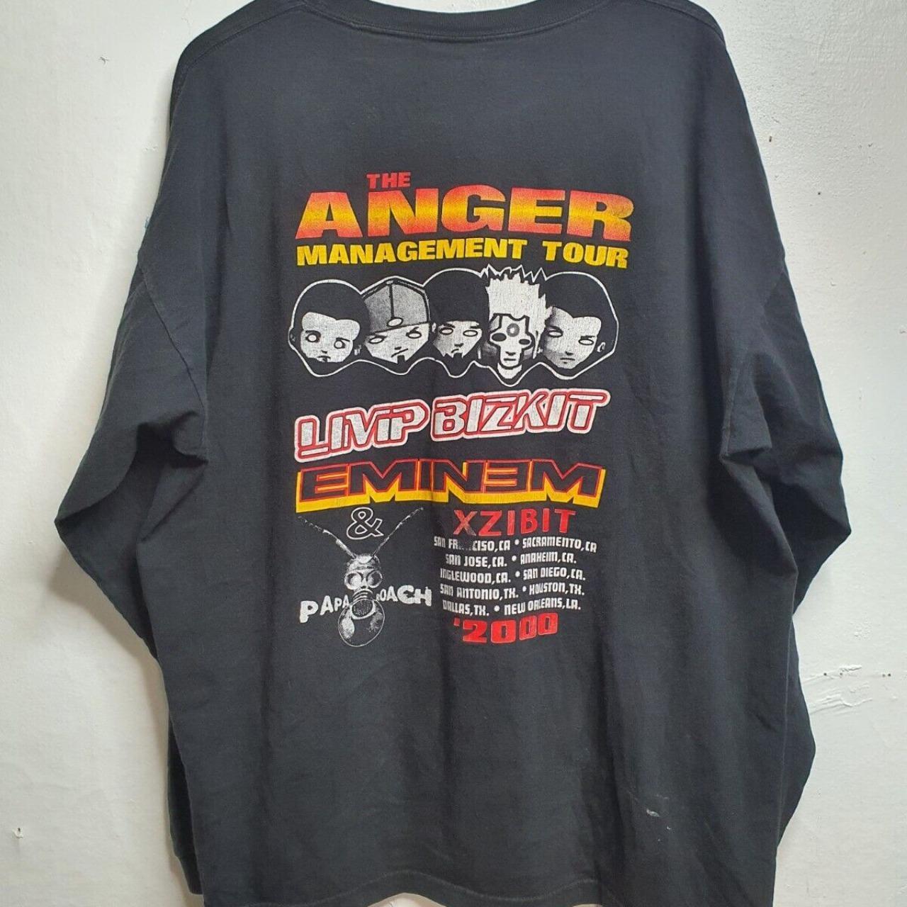 2000 LIMP BIZKIT ANGER MANAGEMENT popular TOUR SHIRT