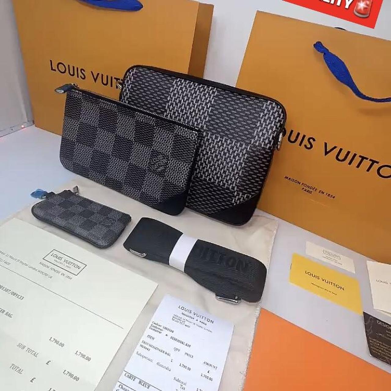 Louis Vuitton rare trio messanger✓ Comes with lv - Depop