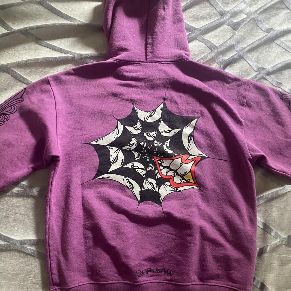 Chrome Hearts Matty Boy Spider Web Hoodie 100%... - Depop