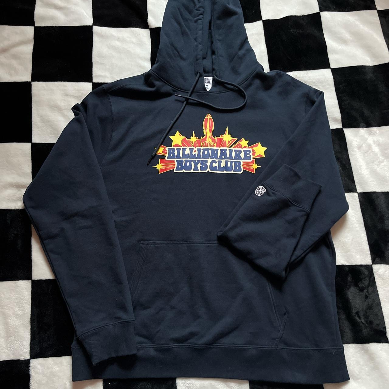 Billionaire boys club hot sale navy hoodie