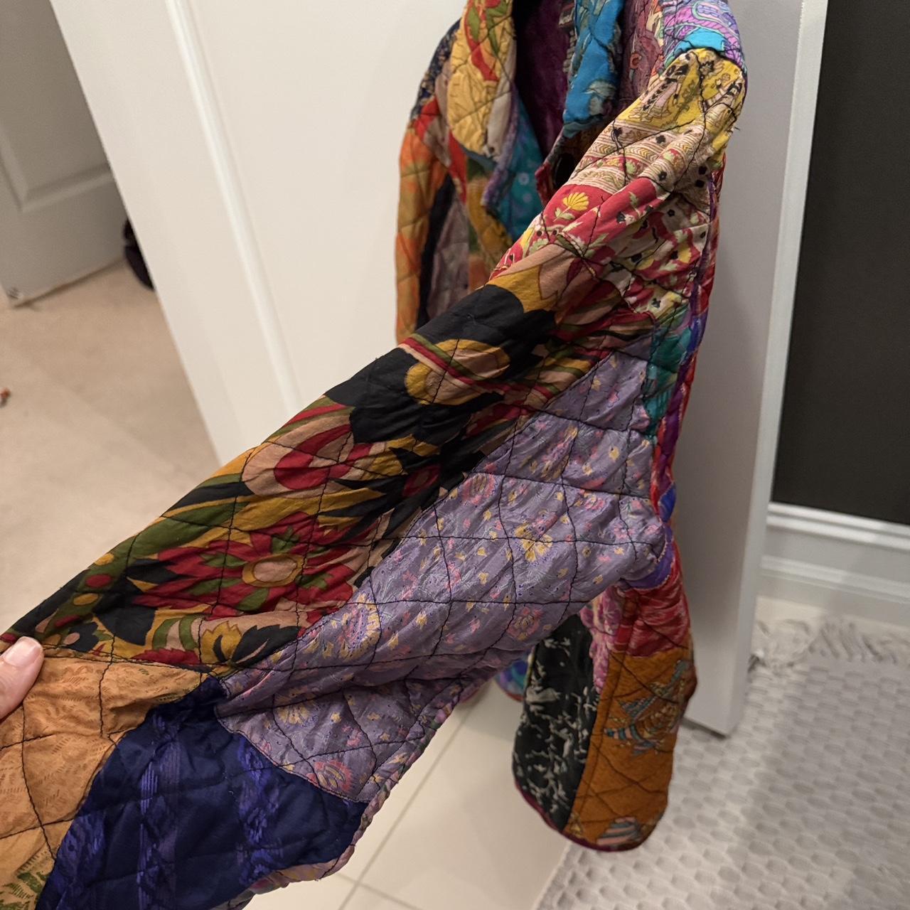 Women's Jacket - Multi - L – Multicoloured patchw… - image 5