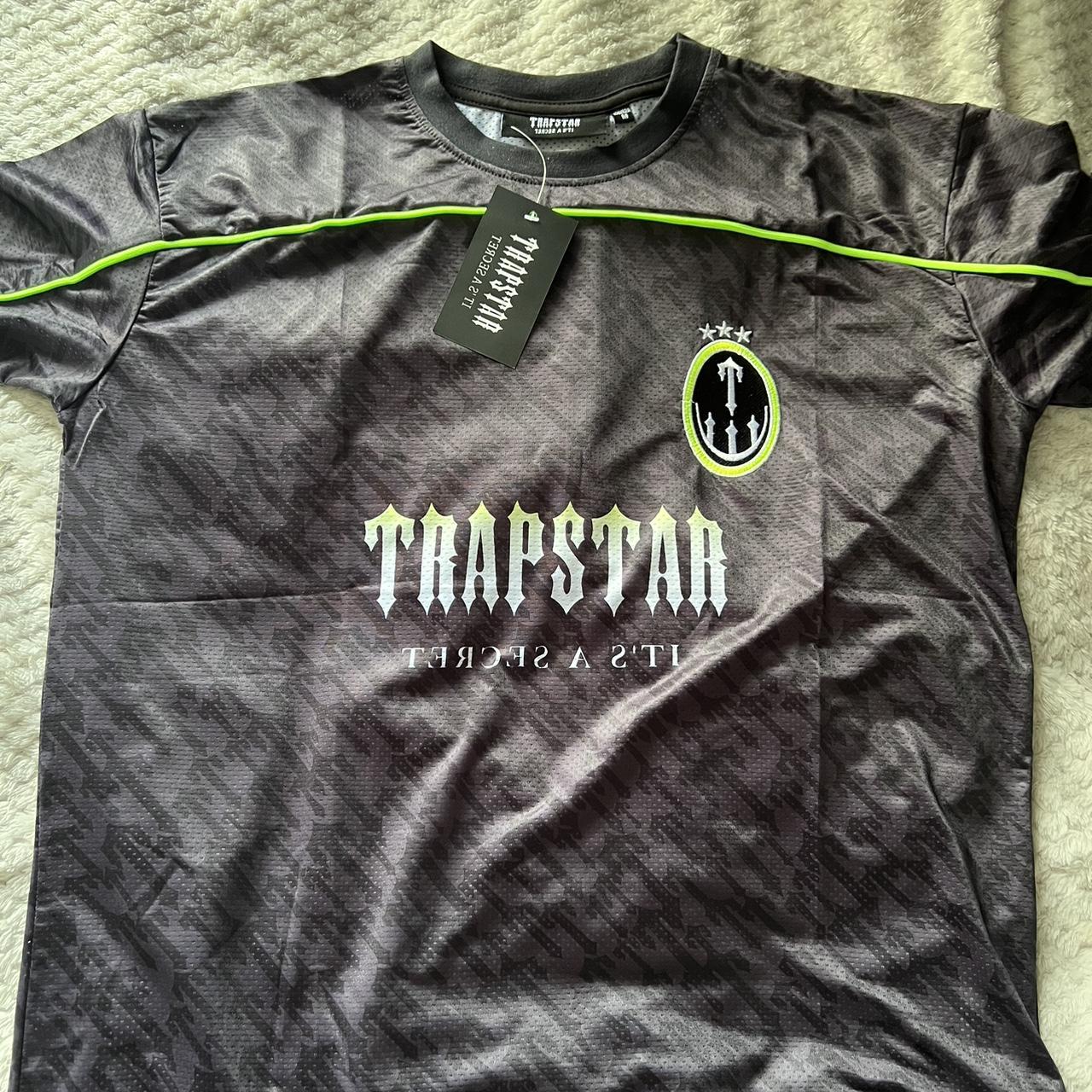 Medium Trapstar football shirt Never worn comes... - Depop