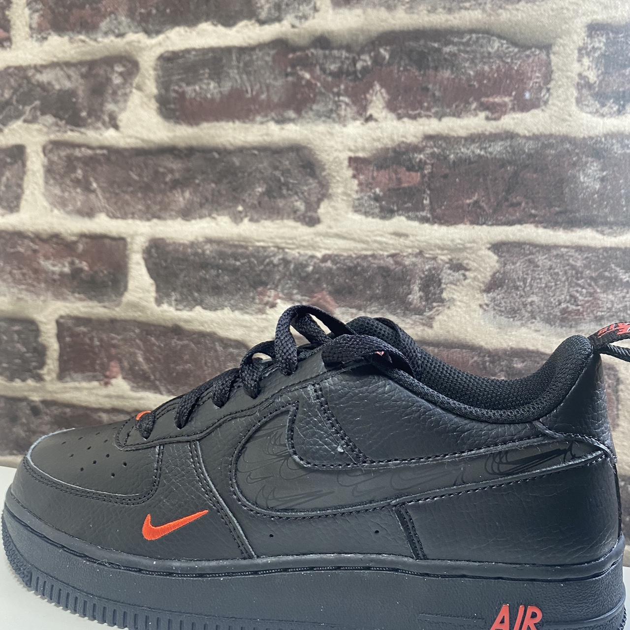 air force 1 brick black