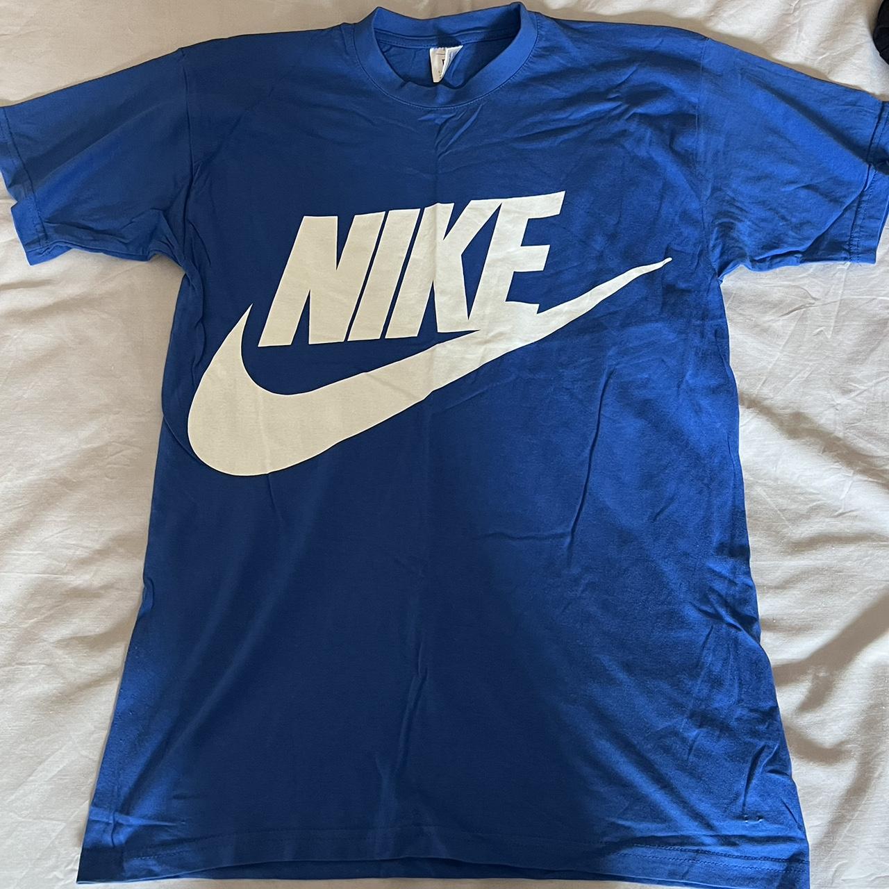 Blue Nike T-shirt, like new condition. Hardly ever... - Depop