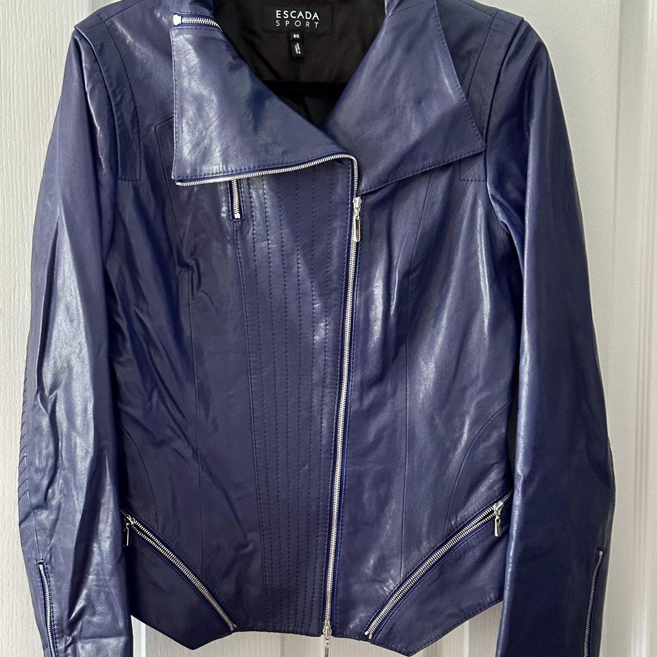 Escada sport clearance leather jacket