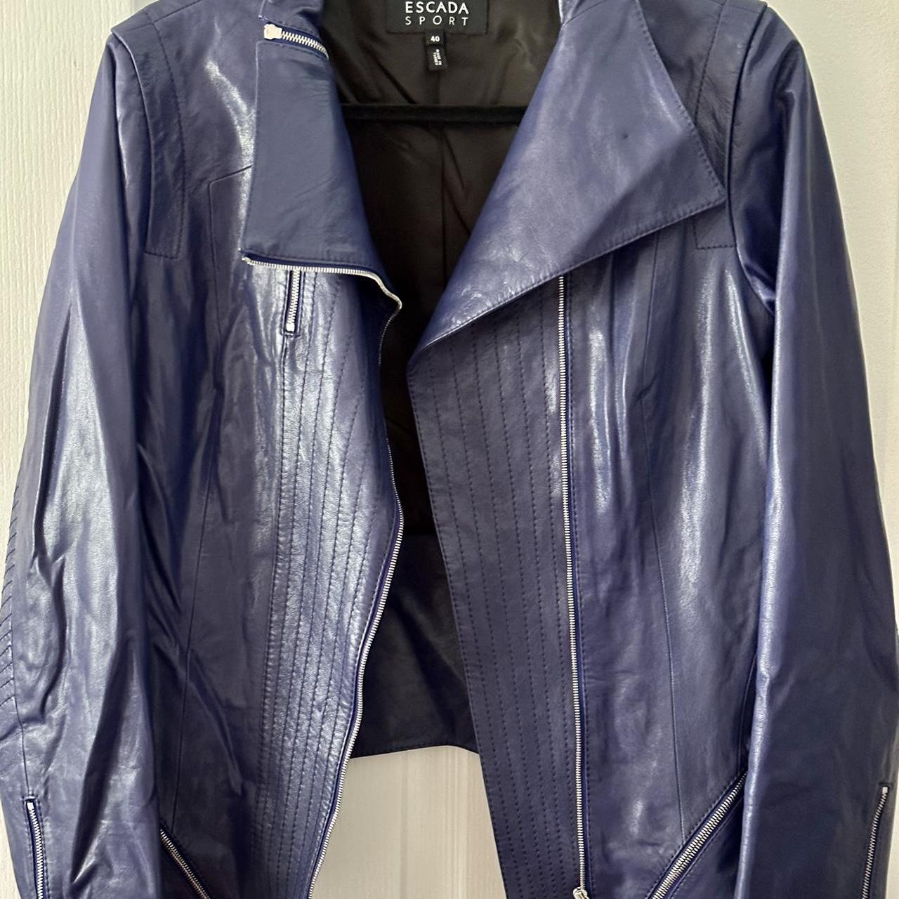 Escada sport sales leather jacket