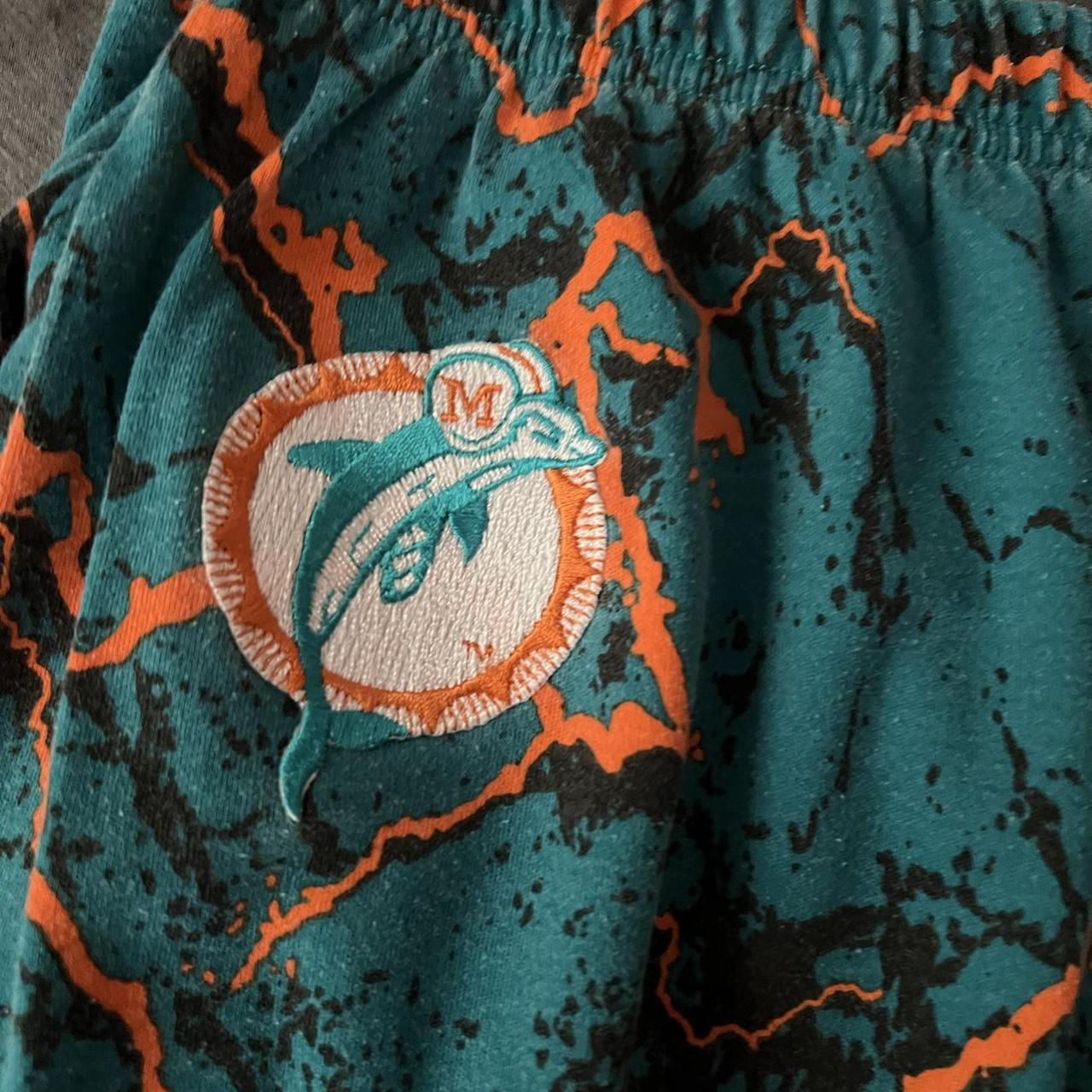 Vintage 1980s NFL MIAMI DOLPHINS ZUBAZ Pants Large