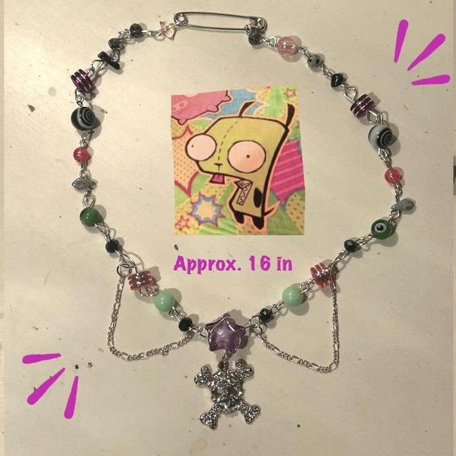 Amazon.com: Invader Cartoon Zim Gir Character Metal Charm Necklace :  Everything Else