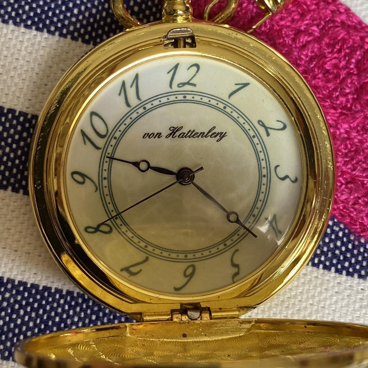 Von hattenlery sale pocket watch