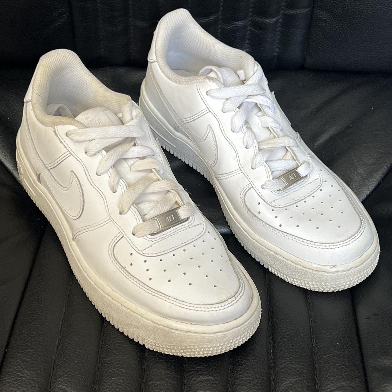 Nike Air Force 1 GS Low Athletic Shoes ‘Triple... - Depop