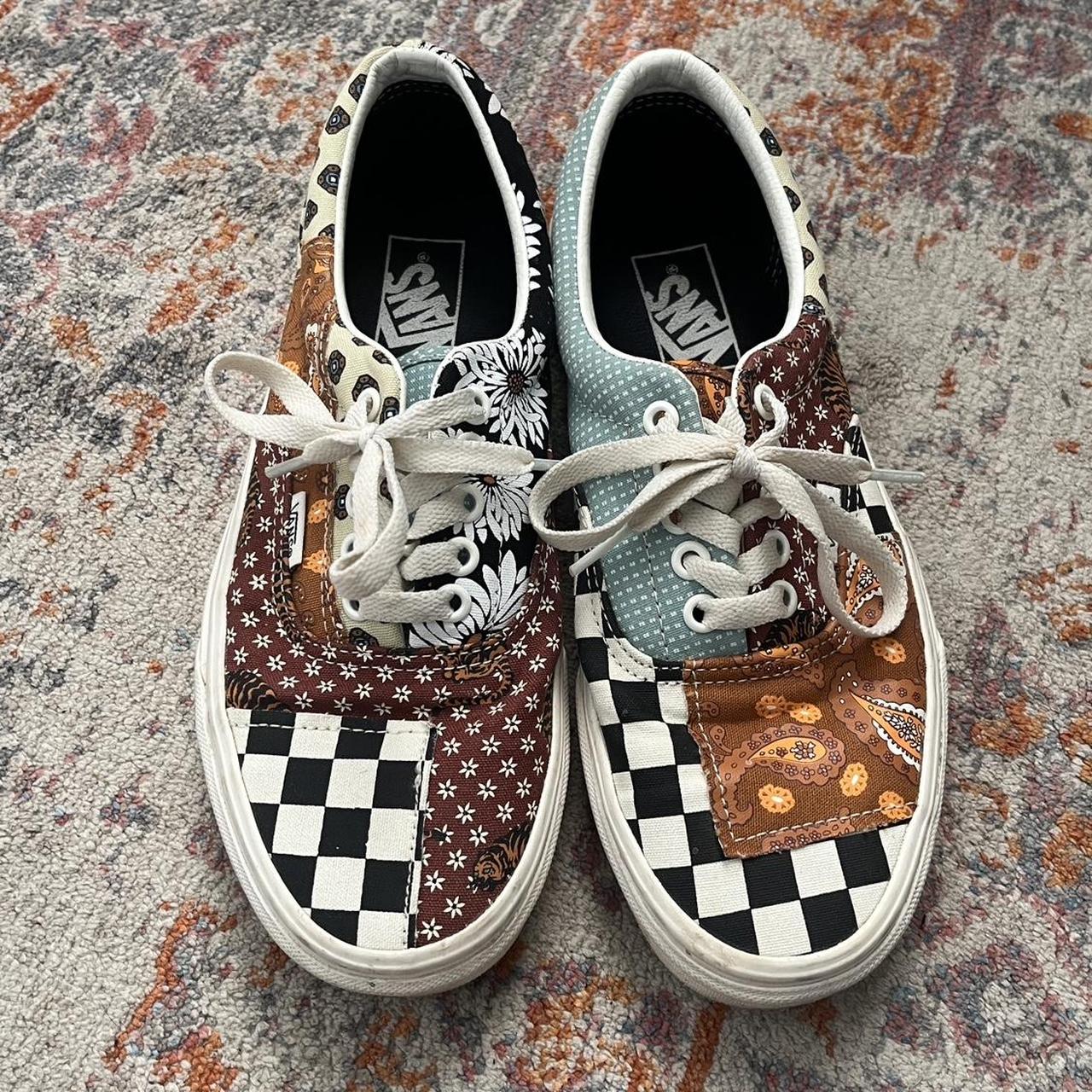 Vans Era Tiger Patchwork RARE Depop