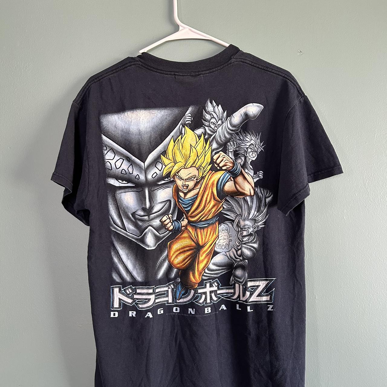 99 Vintage Dragonball Z Goku Original tag Double stitch - Depop