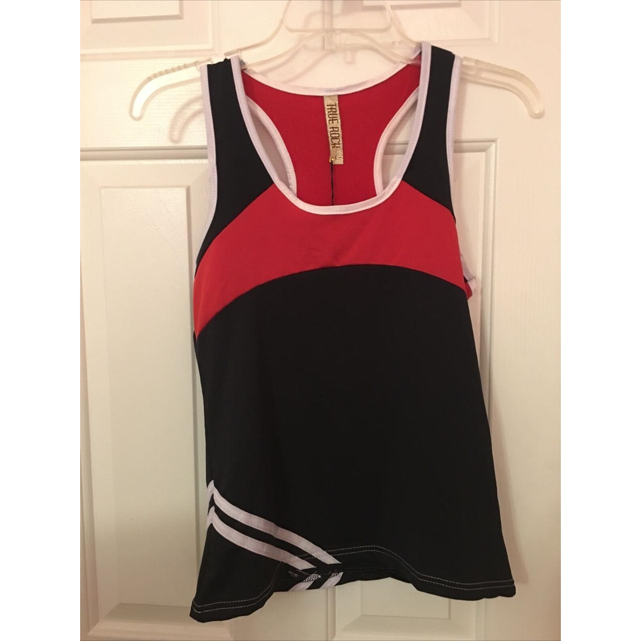 True Rock Red And Black Women’s Athletic Tank Size... - Depop