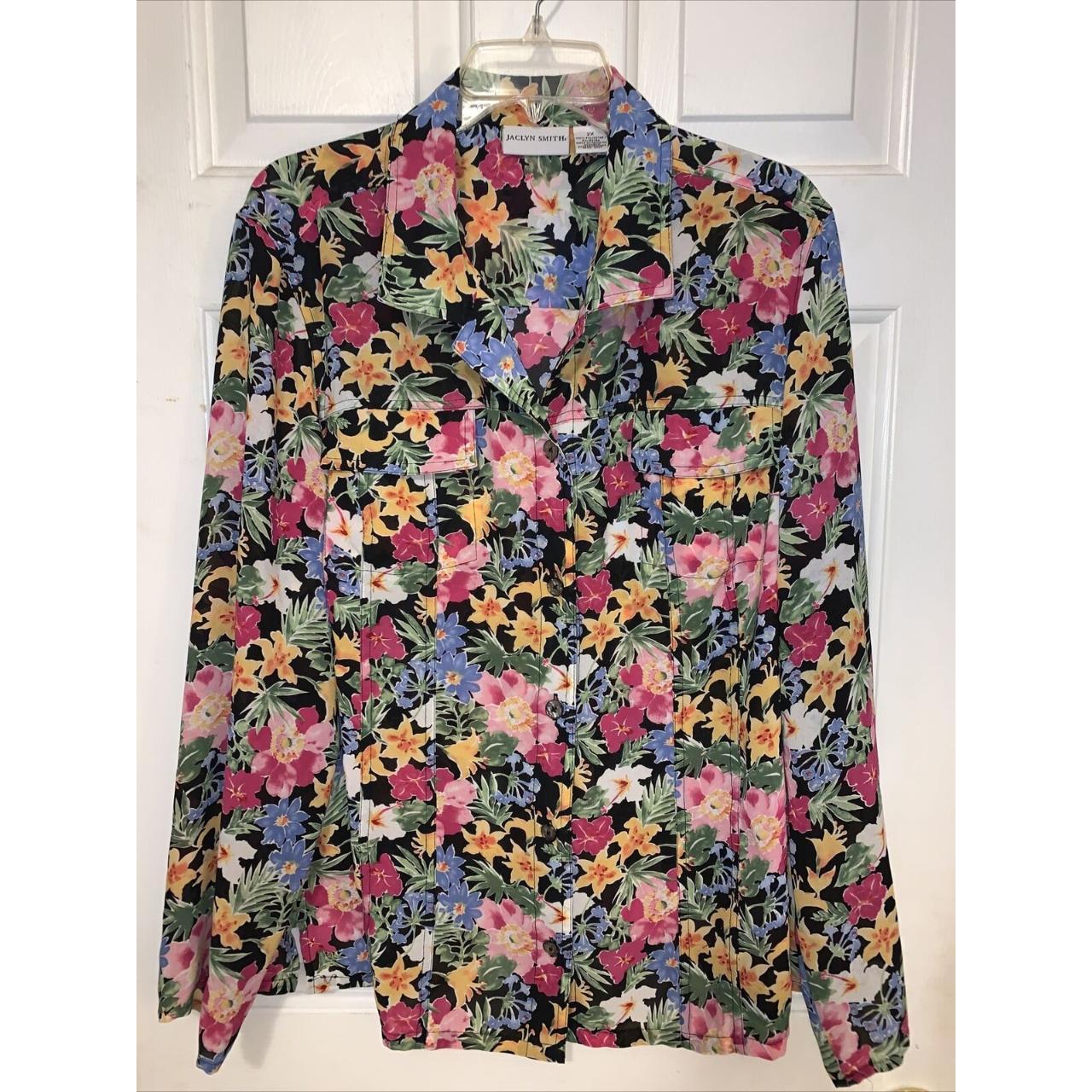 Jaclyn Smith Women's Blouse Size 2x Long Sleeves... - Depop