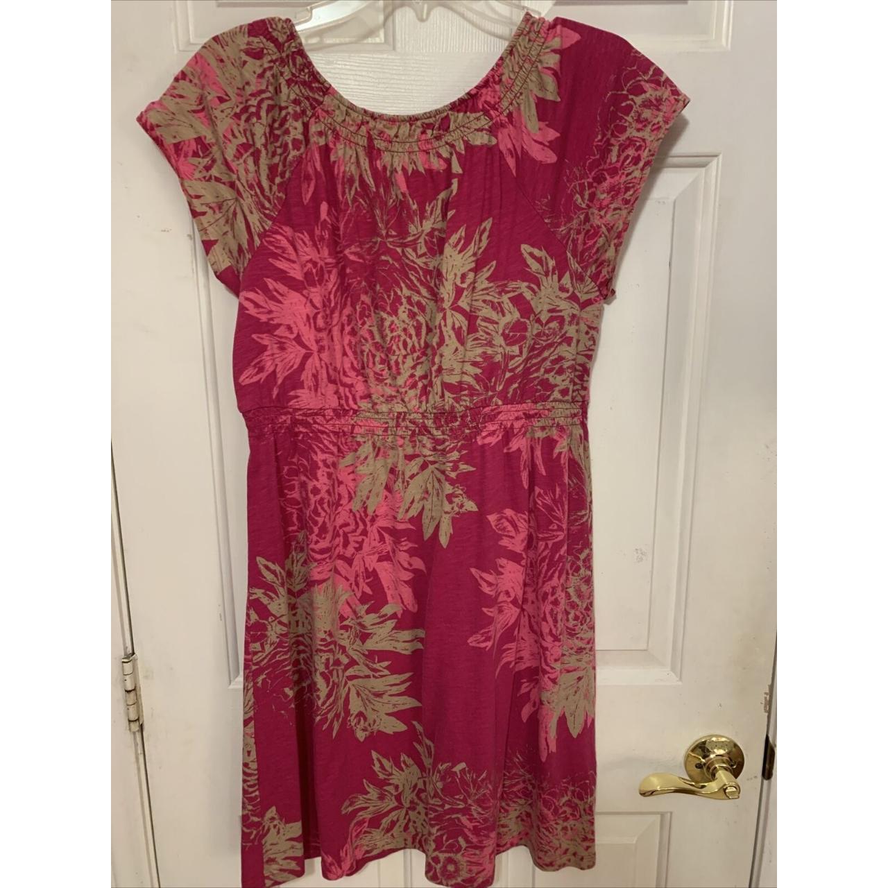 Sonoma Life and Style Bohemian Dress Pink Size... - Depop