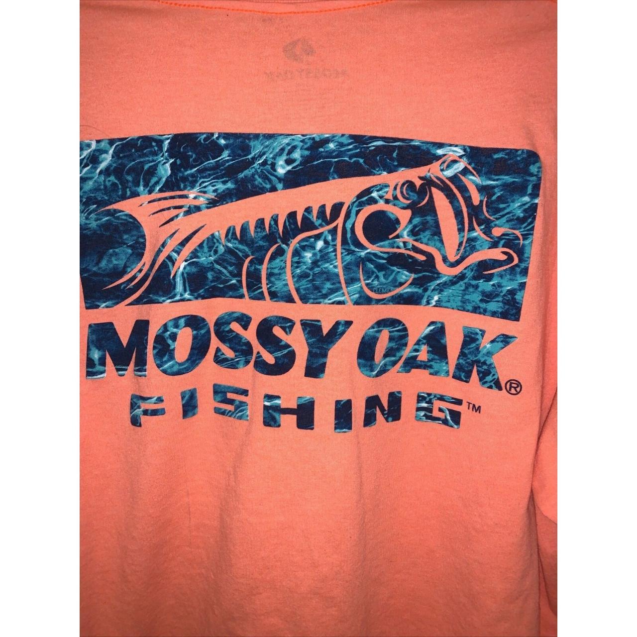 Mossy Oak Fishing Graphic Long Sleeve Shirt Size - Depop