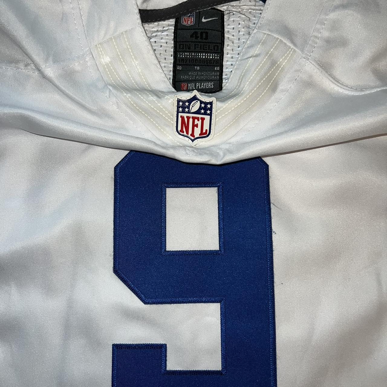 Dallas Cowboys Tony Romo Shirt Mens Blue White NFL - Depop