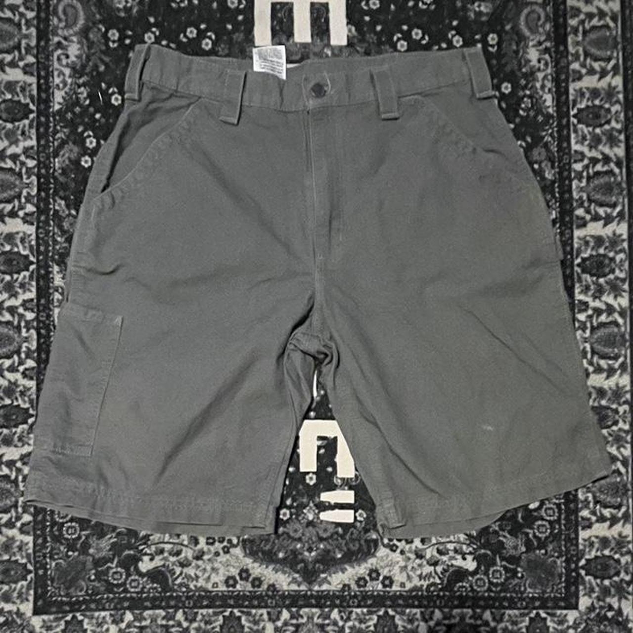 GRAY CARHARTT SHORTS ⭐️Size 34⭐️ Good condition,... - Depop