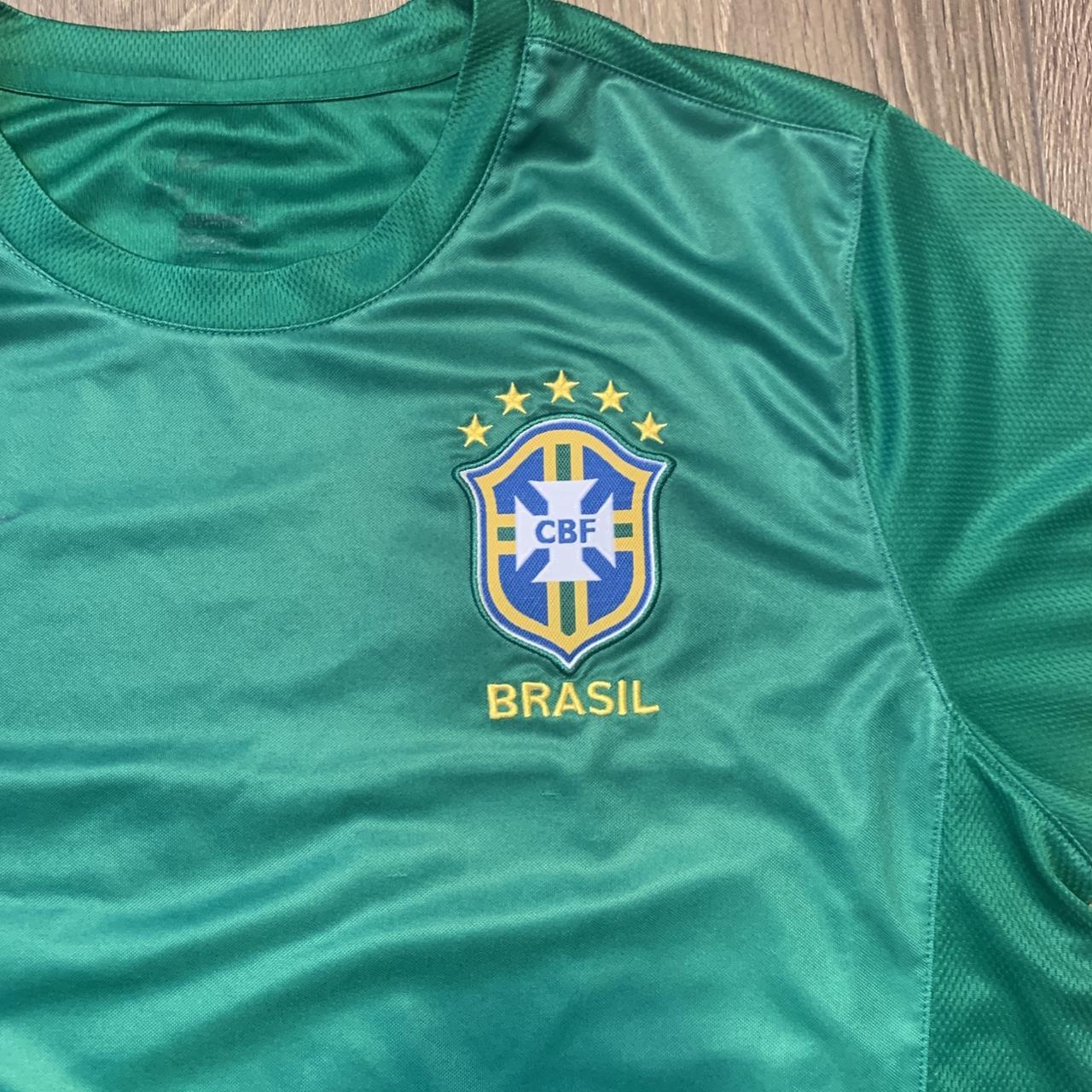 Vintage Brazil World Cup Soccer Jersey #11 - Depop