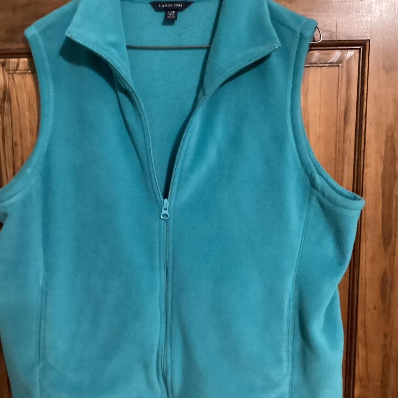 Lands end womens fleece on sale vest