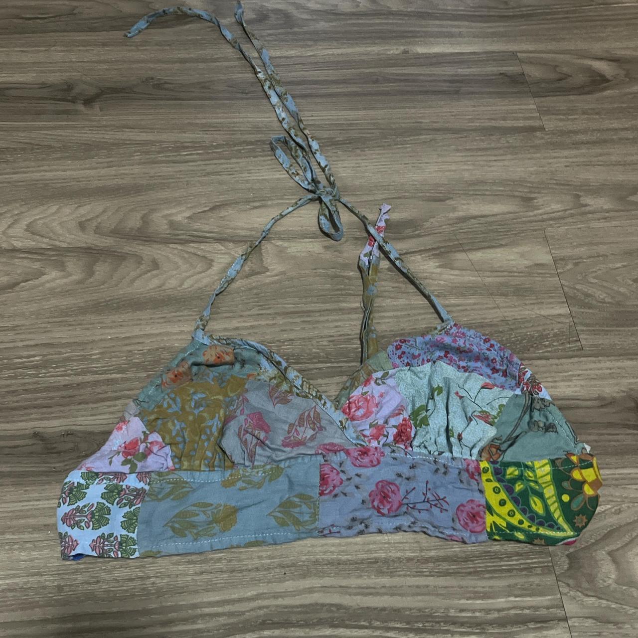 Women's Crop top - Multi - L – multi patterned co… - image 1