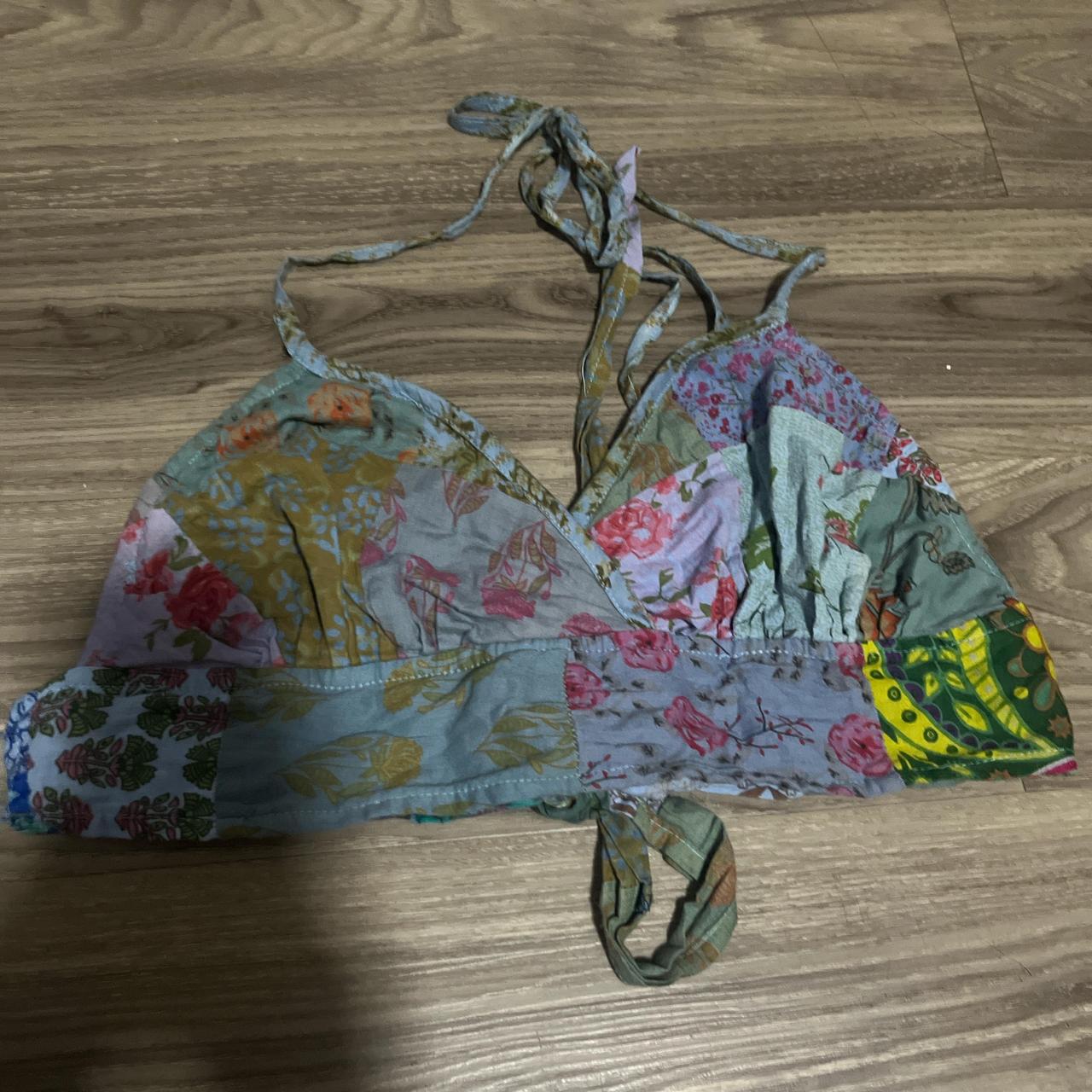 Women's Crop top - Multi - L – multi patterned co… - image 3