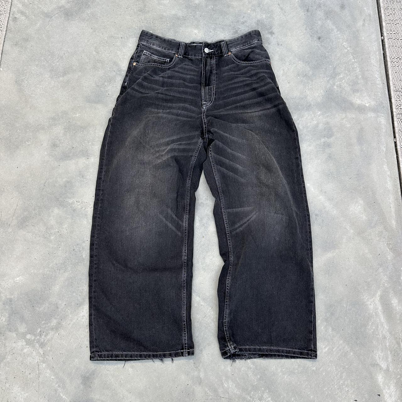 Baggy Black Jeans. Wash on this pair is fire also in... - Depop