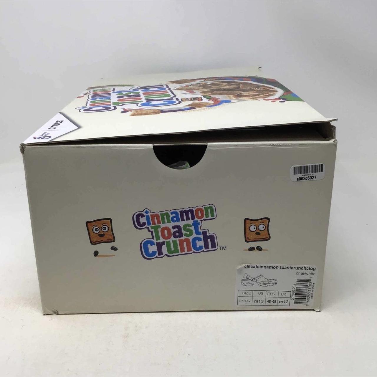 cinnamon toast crunch crocs sizes 79.5 and 1 10 Depop