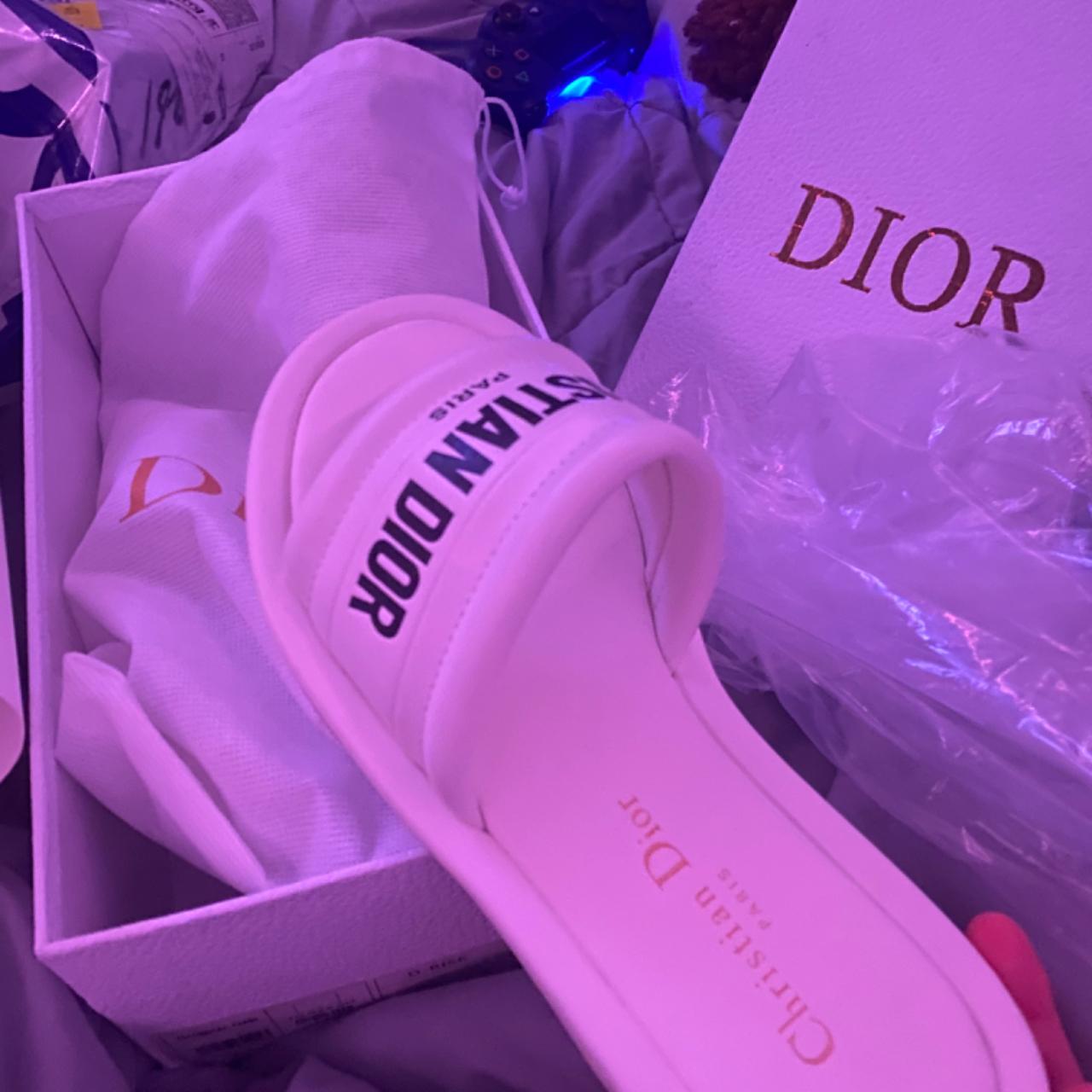 Woman’s christian dior slides EURO size 36 US size... Depop