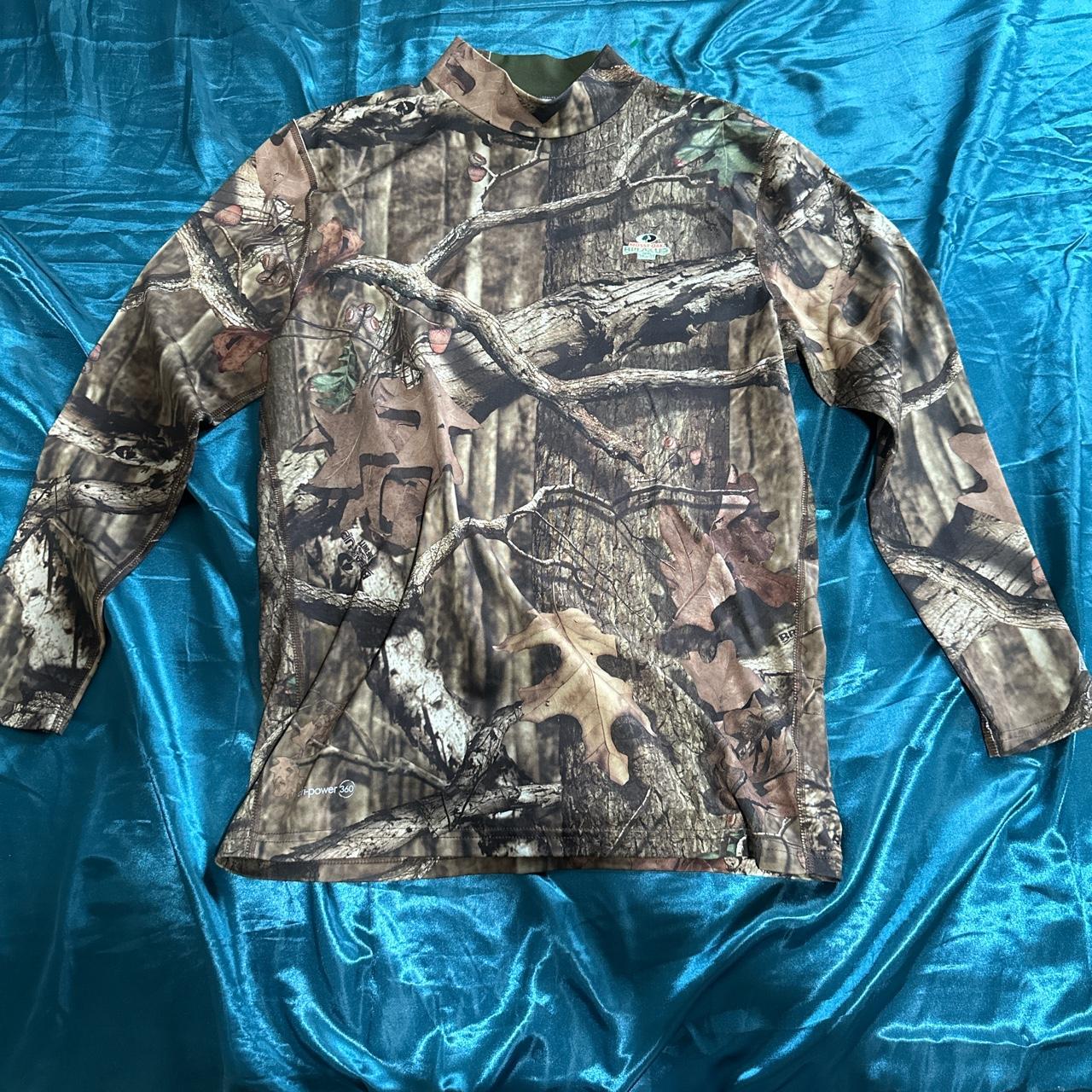 Mossy Oak Camo Long sleeve Turtleneck Men’s... - Depop