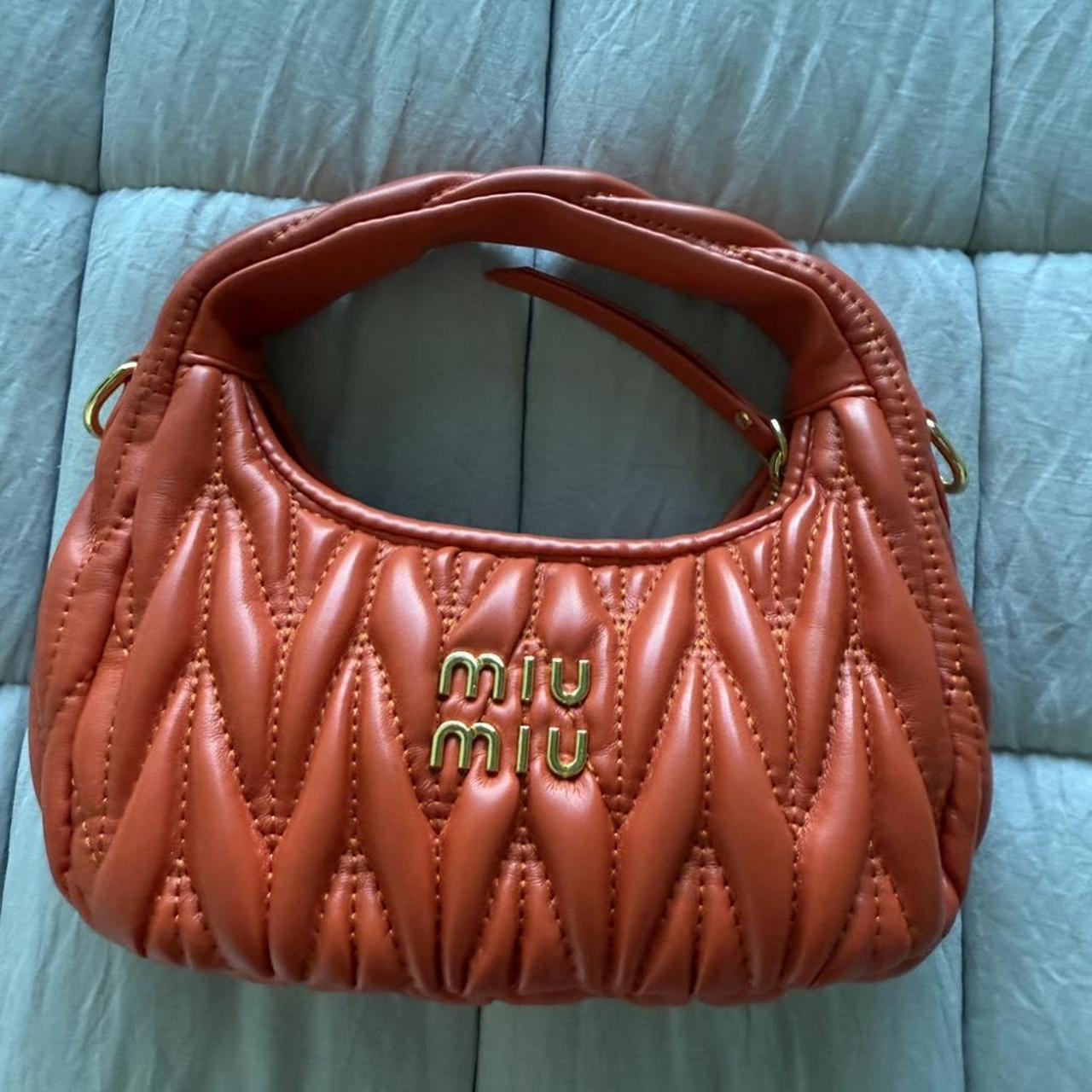 miu miu バッグ Miu Muuma Terrasse Black Women's Leather Rucks Day Pack