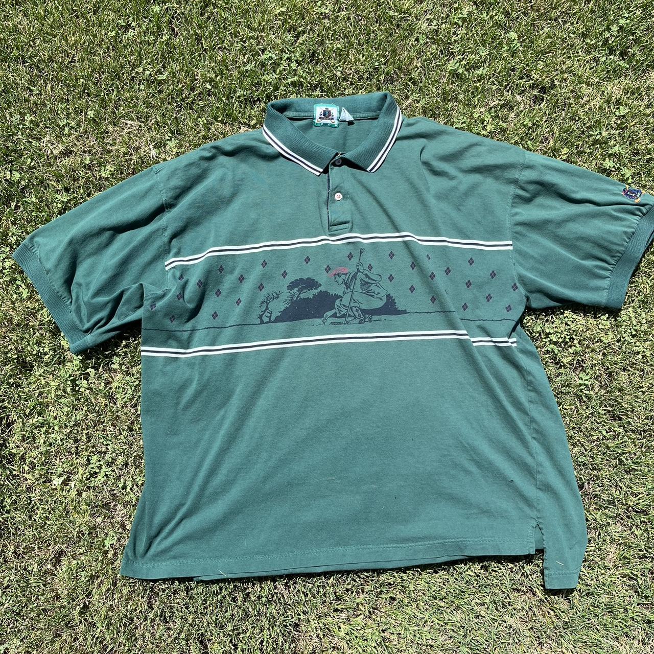mock collar golf shirt