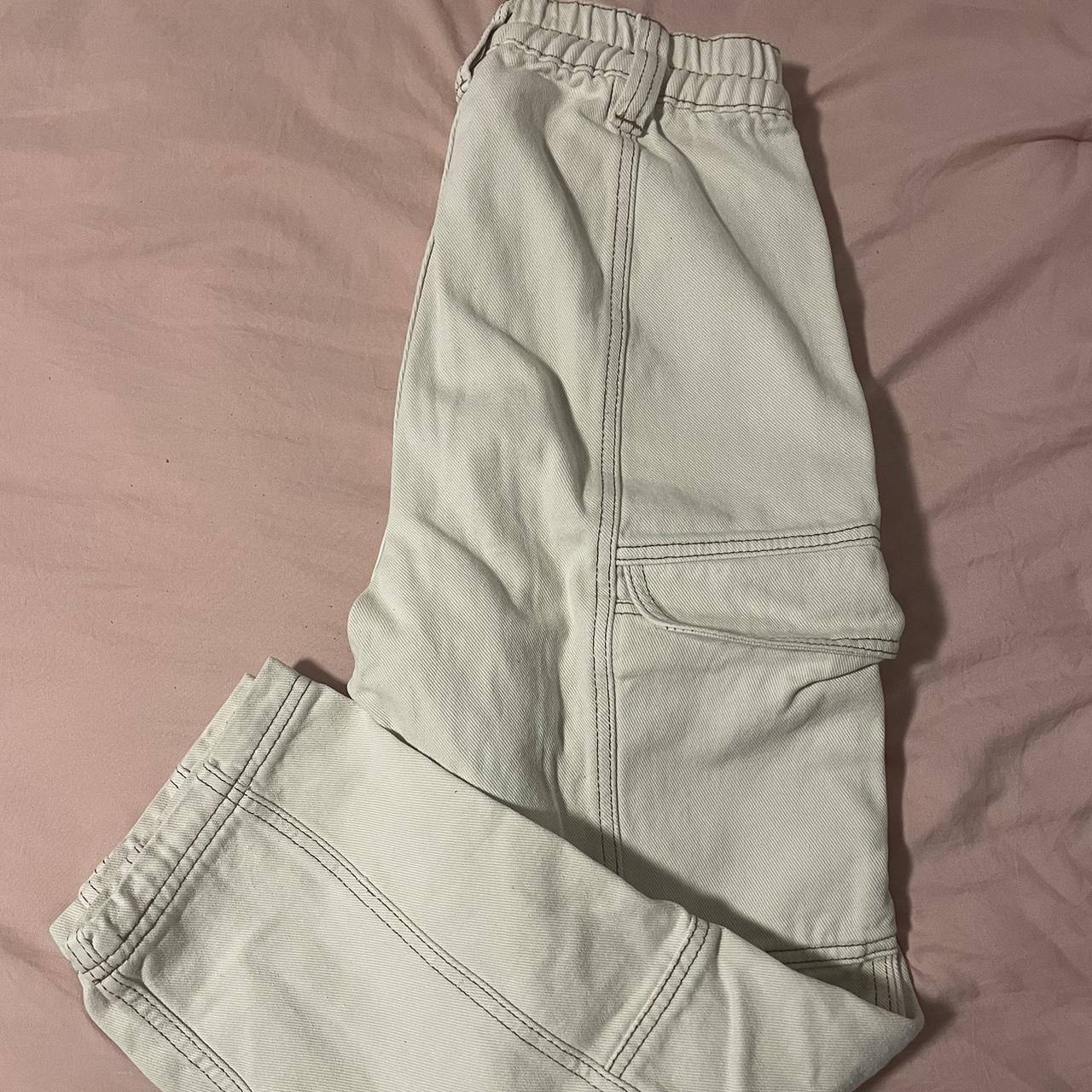 Pacsun Beige Cargos No tags but never worn before Depop
