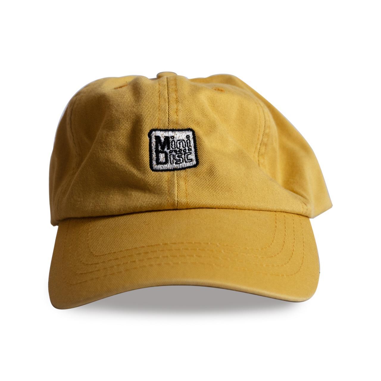 MiniDisc Cap! - Mustard yellow cap - 100% Chino... - Depop