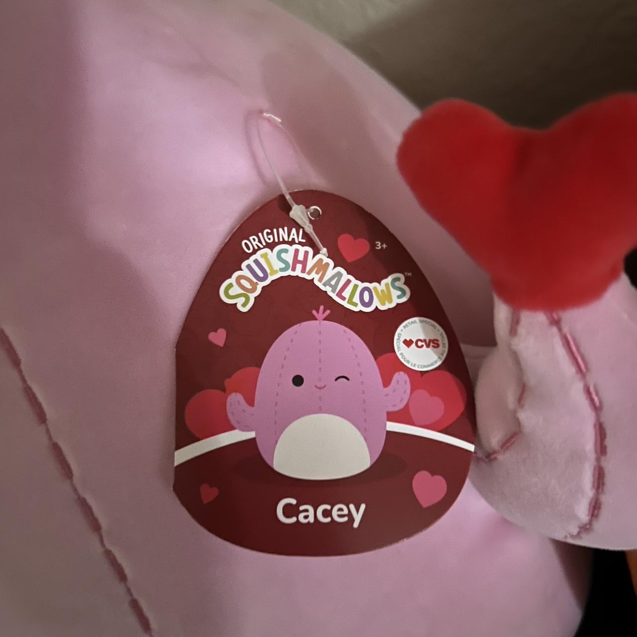 Valentines CVS Exclusive Cacey the Pink Hearted purchases Cactus Squishmallow! BRAND NEW!