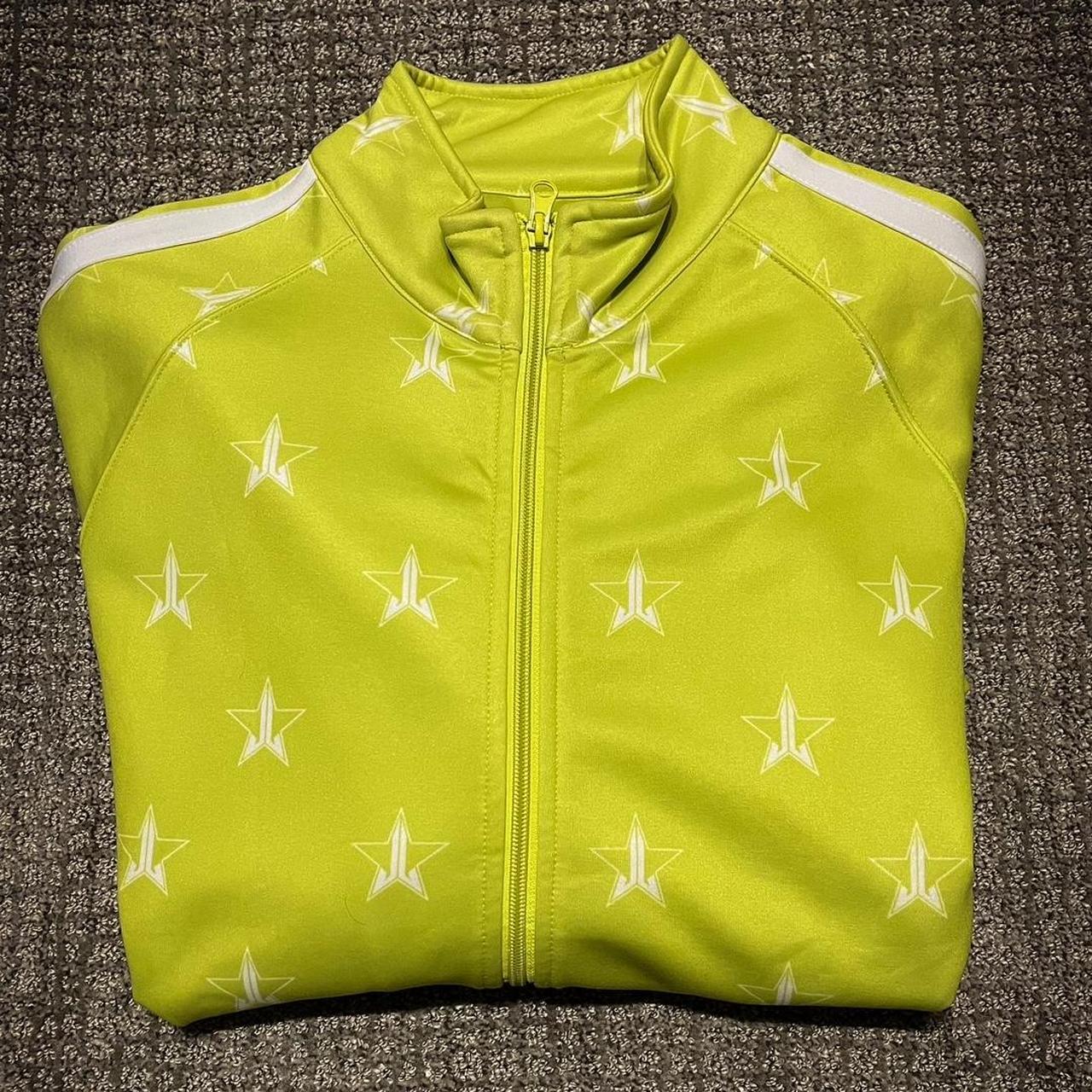 Jeffree Star selling Chartreuse Tracksuit