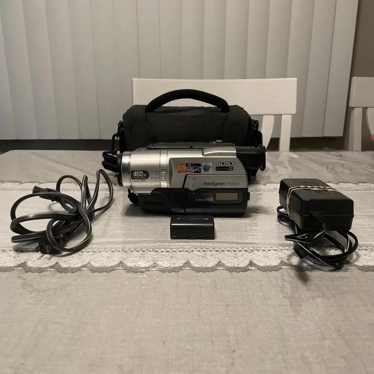 Old sony camcorder Blue screen of death Depop