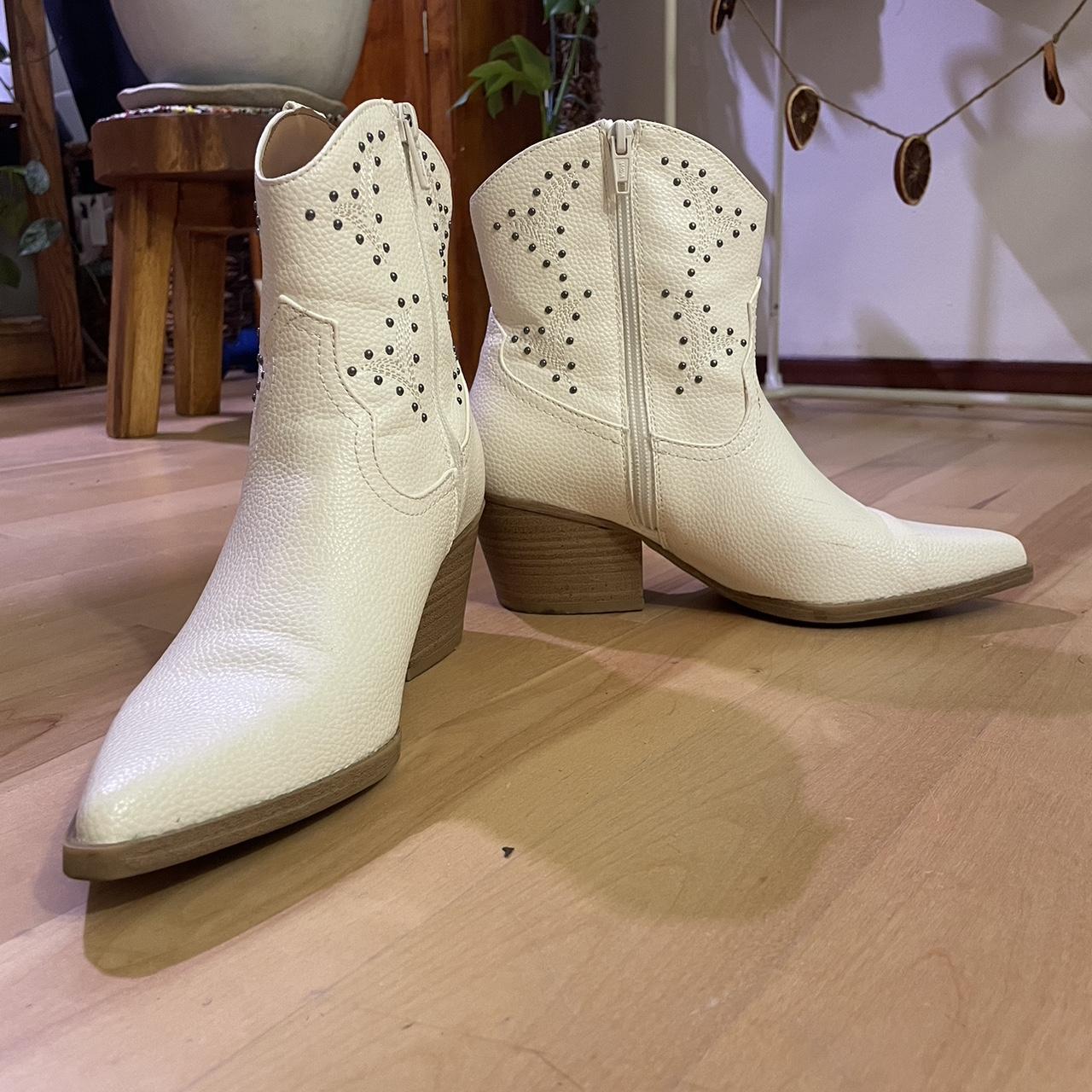 Target hot sale white boots