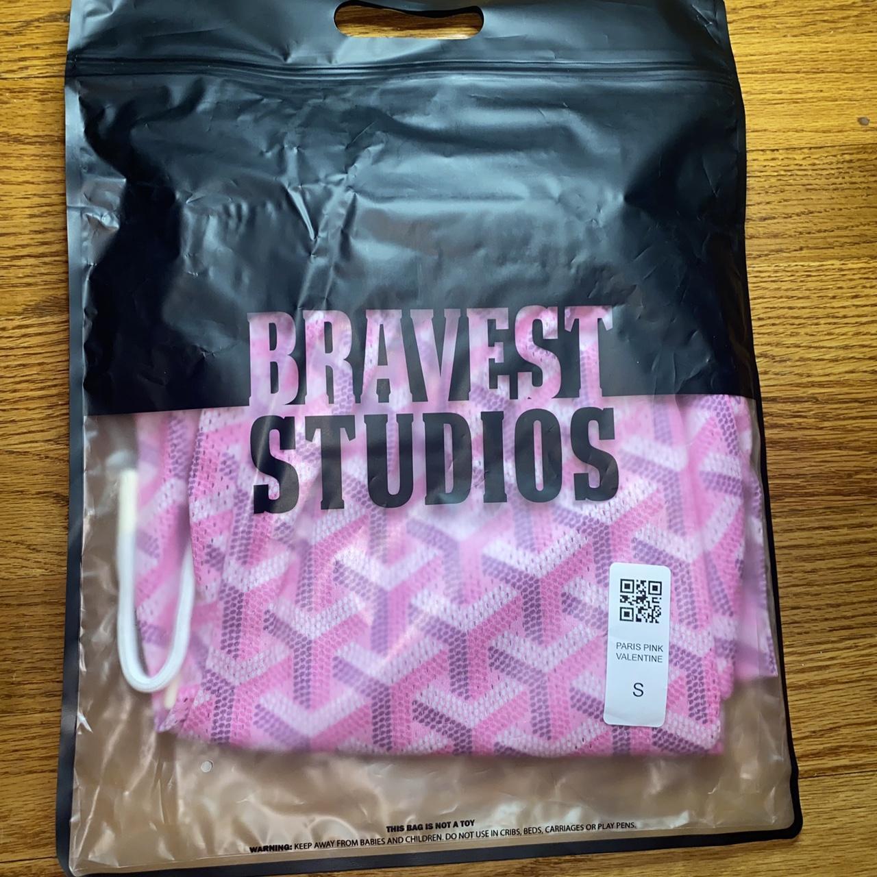 Bravest Studios Pink Cotton Candy Mesh Shorts. Size - Depop