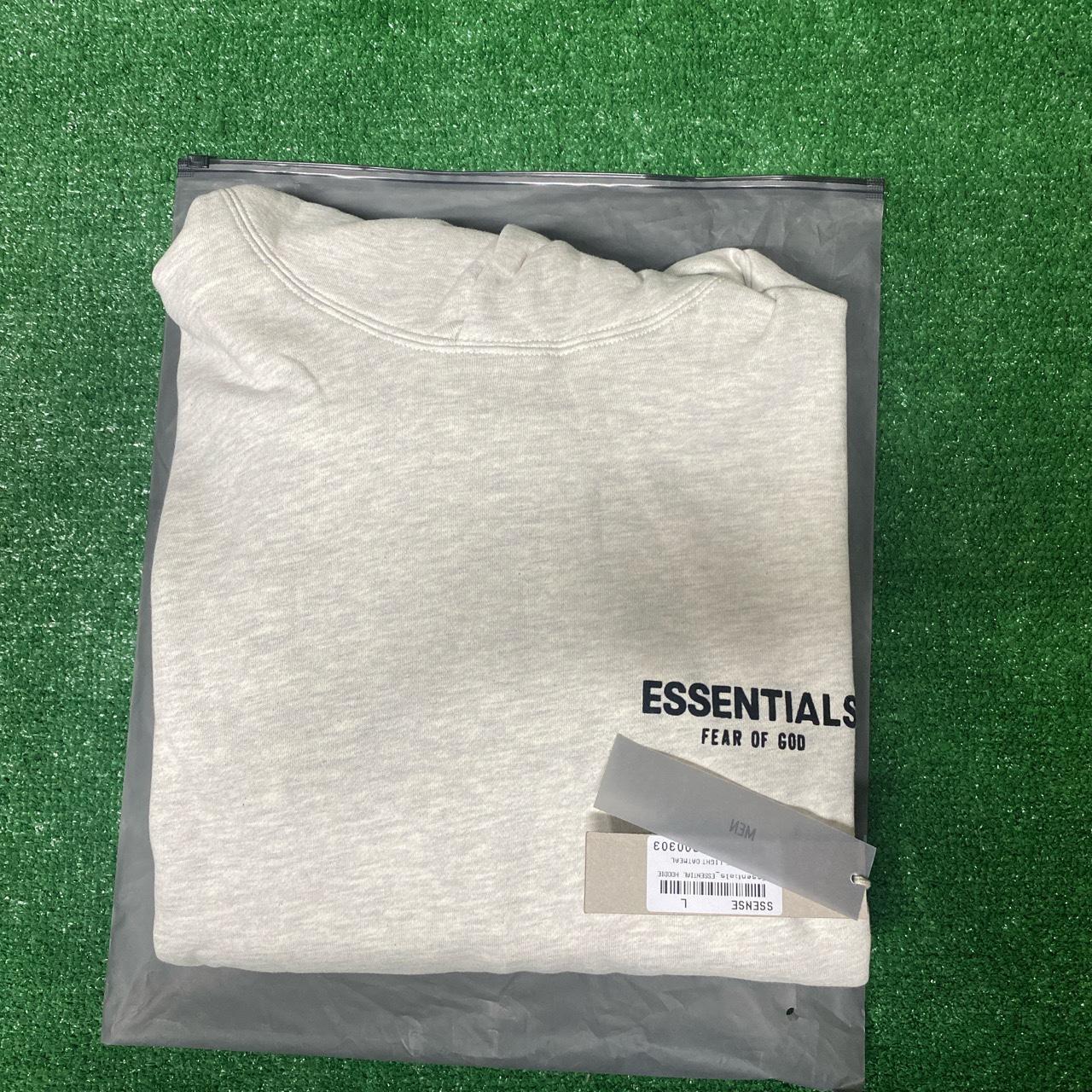 essentials hoodie light oatmeal review