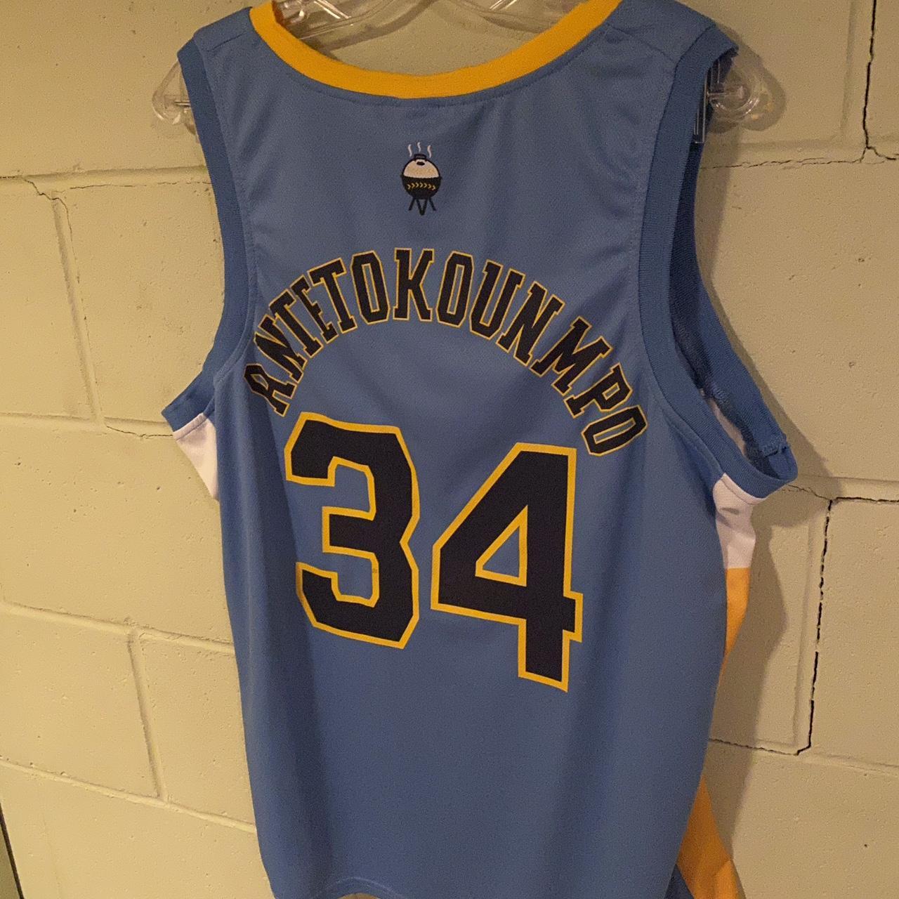 Giannis Milwaukee Brewer Jersey XL hotsell