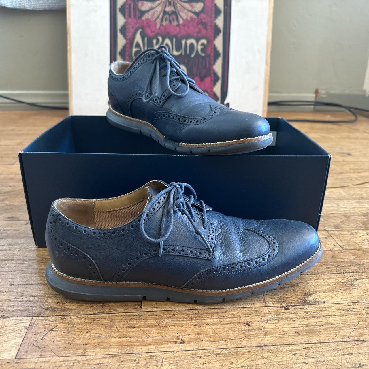 Cole Haan Men’s shoes- Navy - Size 11m 2016 - Depop