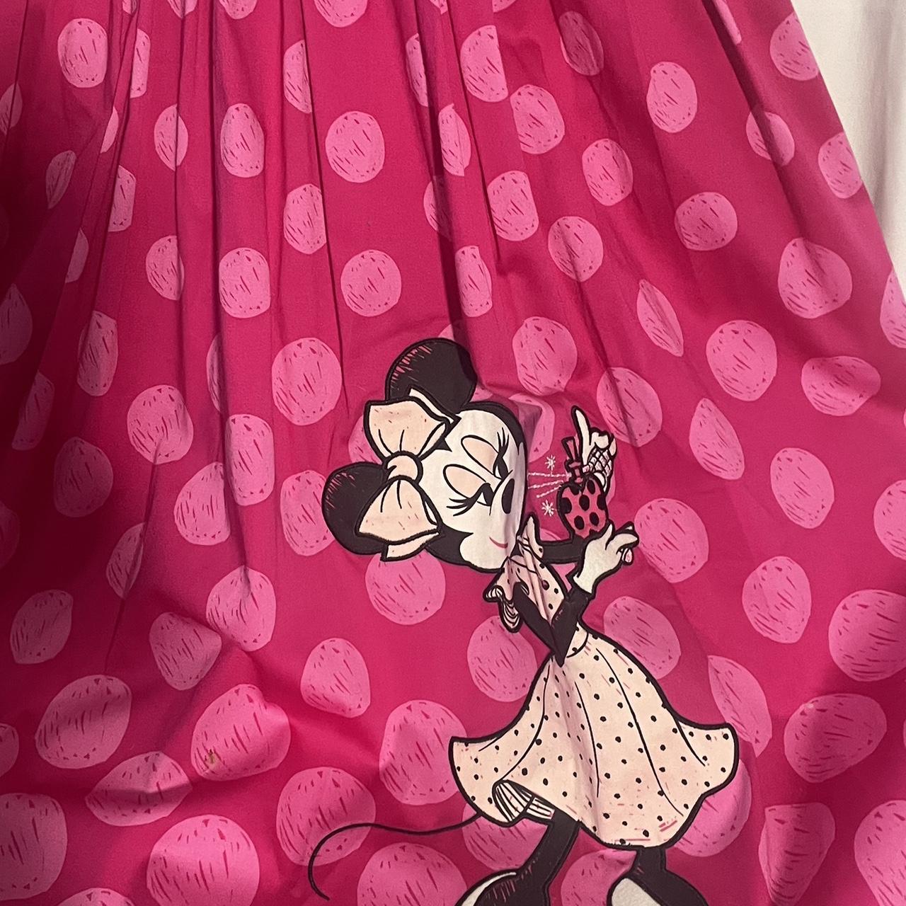 Minnie mouse pink on sale polka dot dress