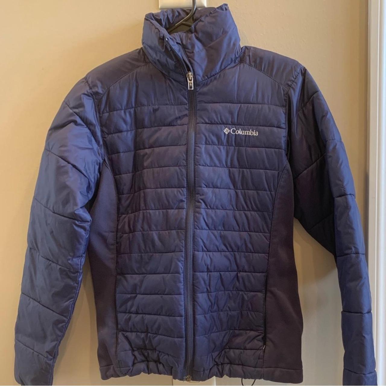 Columbia Women s Powder Pillow Hybrid Jacket navy