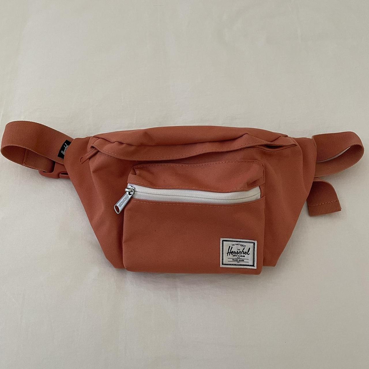 orange Herschel fanny pack medium sized fanny pack... Depop