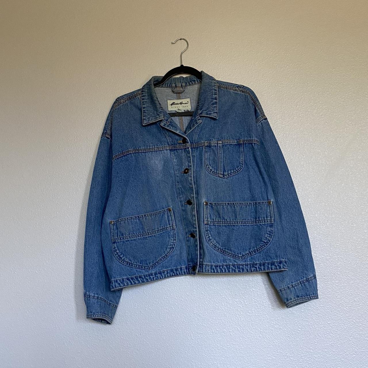 Eddie bauer jean shop jacket vintage