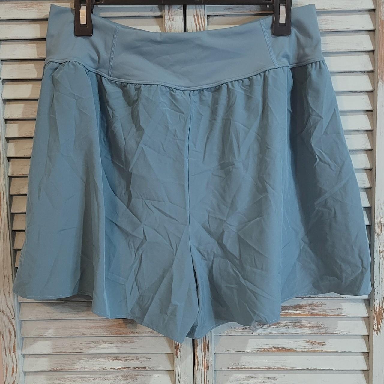 HALARA ATHLETIC FLOWY SHORTS Womens XL Dusty Blue - Depop