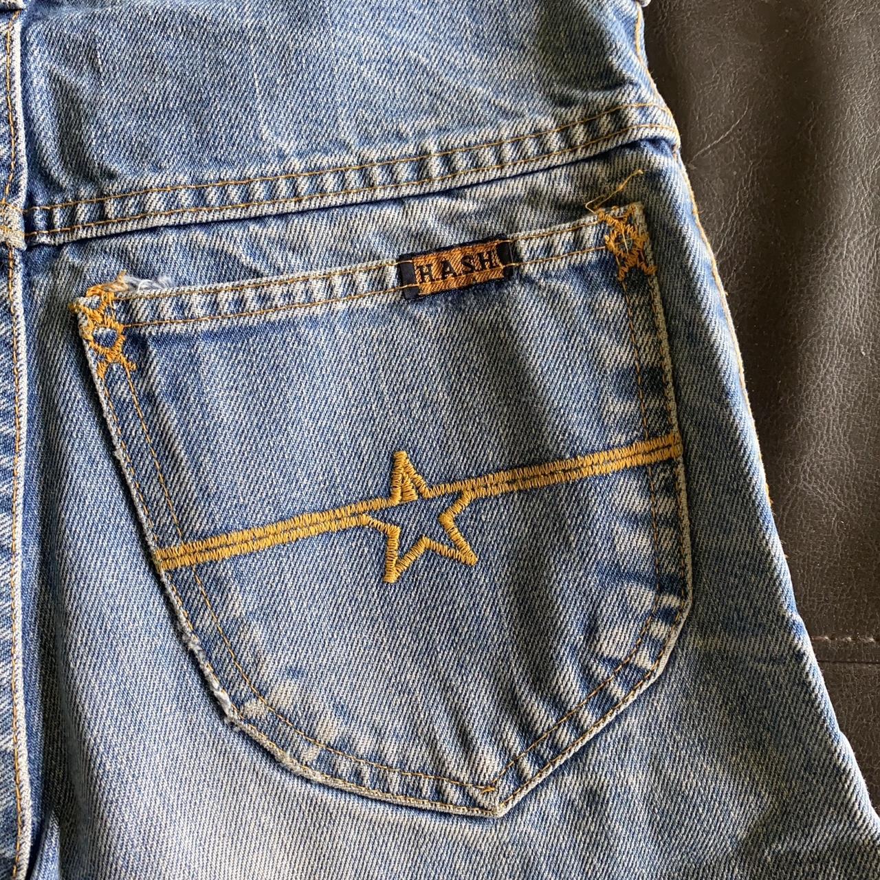 my prize 70s hash bell bottom jeans. SIZE: 24x44 | Depop