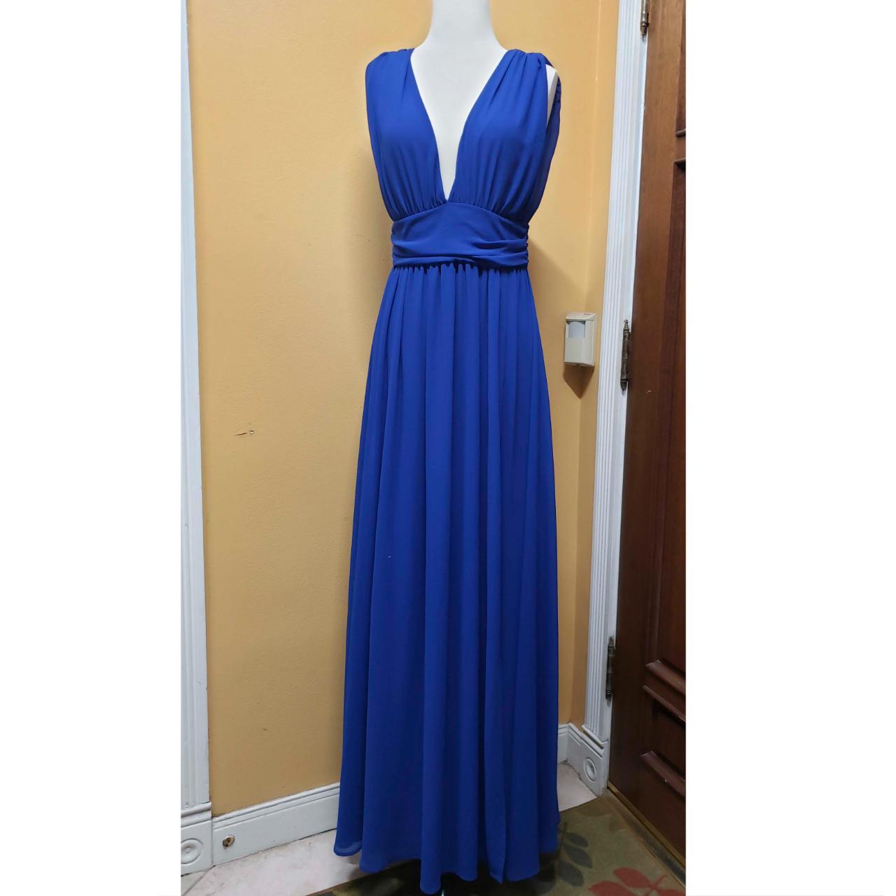 Lulus Heavenly Hues Royal Blue Maxi Dress! Depop