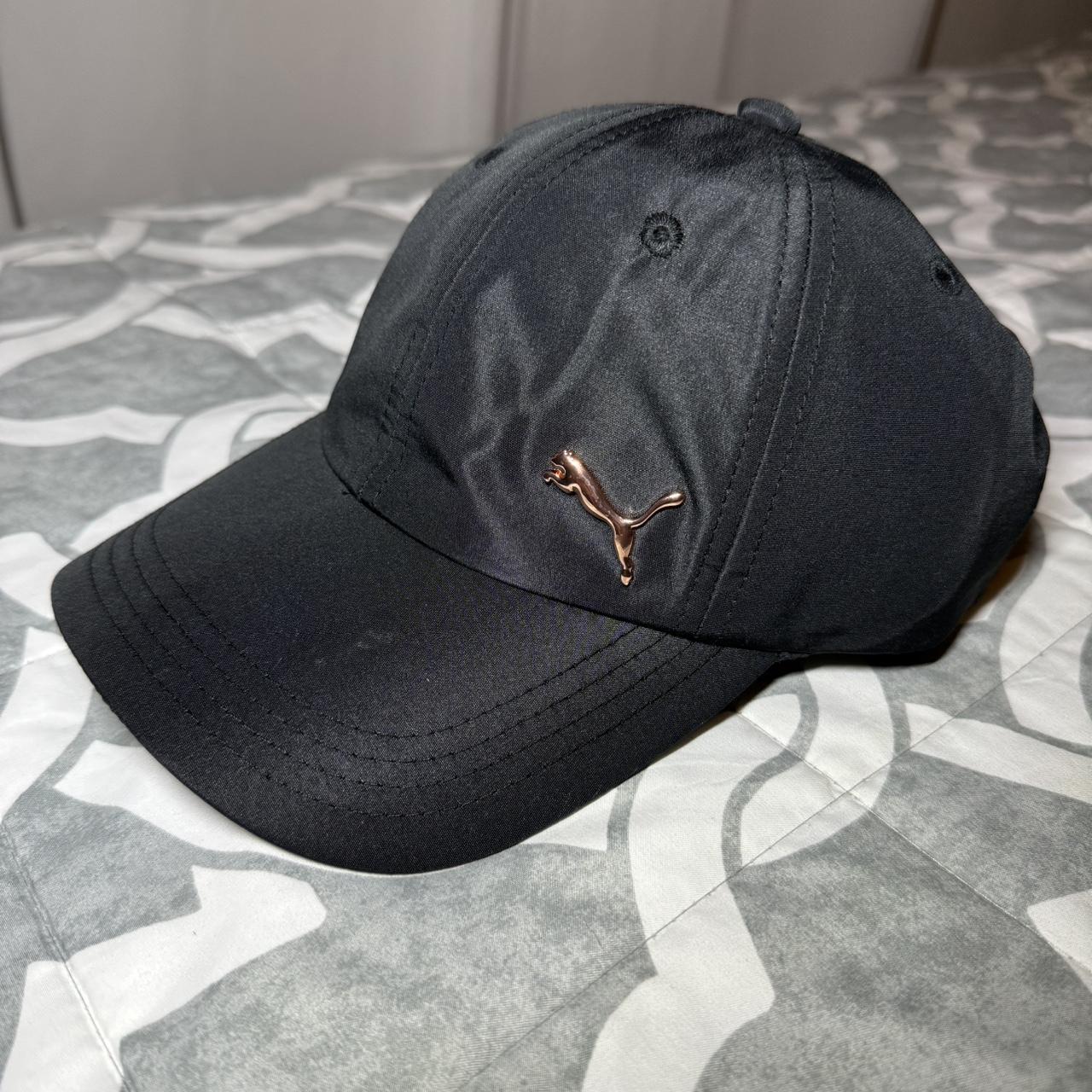 Puma black and gold hat